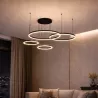 Lampa LED wisząca żyrandol RING 40/60/80/100cm 3CCT 3000-6500K XUDO pilot-5904703023043
