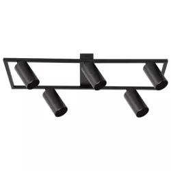 Żyrandol LED GU10 Bumo x5 czarny-5904703028840
