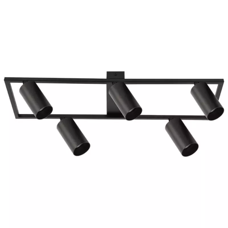 Żyrandol LED GU10 Bumo x5 czarny-5904703028840