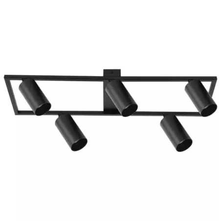 Żyrandol LED GU10 Bumo x5 czarny-5904703028840