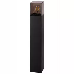 Lampa Stojąca ogrodowa słupek LED 50cm zewnętrzna E27 CZARNA-5904703019596