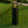 Lampa Stojąca ogrodowa słupek LED 50cm zewnętrzna E27 CZARNA-5904703019596