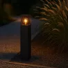 Lampa Stojąca ogrodowa słupek LED 50cm zewnętrzna E27 CZARNA-5904703019596