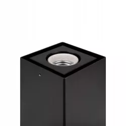 Lampa Stojąca ogrodowa słupek LED 50cm zewnętrzna E27 CZARNA-5904703019596