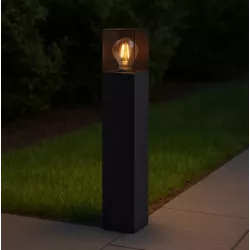 Lampa LED Ogrodowa stojąca 60cm zewnętrzna słupek stojący E27 LED IP44-5904703019602