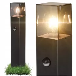 Lampa ogrodowa słupek wolnostojący zewnętrzny 60cm E27 + czujnik ruchu PIR-5904703019671
