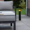 Lampa ogrodowa słupek wolnostojący zewnętrzny 60cm E27 + czujnik ruchu PIR-5904703019671