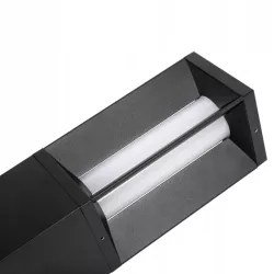 Lampa LED Ogrodowa stojąca słupek 60cm zewnętrzna 4000K LED czarna-5904703019565