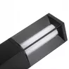 Lampa LED Ogrodowa stojąca słupek 60cm zewnętrzna 4000K LED czarna-5904703019565