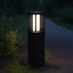 Lampa LED Ogrodowa stojąca słupek 60cm zewnętrzna 4000K LED czarna-5904703019565