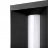 Lampa LED Ogrodowa stojąca słupek 60cm zewnętrzna 4000K LED czarna-5904703019565