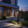 Lampa Stojąca Ogrodowa SŁUPEK 60cm zewnętrzna GX53 LED czarna-5904703019558
