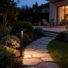 Lampa Stojąca Ogrodowa SŁUPEK 60cm zewnętrzna GX53 LED czarna-5904703019558