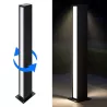 Lampa LED ogrodowa stojąca słupek 60cm dwustronna zewnętrzna 4000K czarna-5904703019572