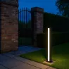 Lampa LED ogrodowa stojąca słupek 60cm dwustronna zewnętrzna 4000K czarna-5904703019572