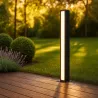 Lampa LED ogrodowa stojąca słupek 60cm zewnętrzna 4000K czarna-5904703027188