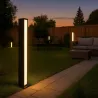 Lampa LED ogrodowa stojąca słupek 60cm zewnętrzna 4000K czarna-5904703027188