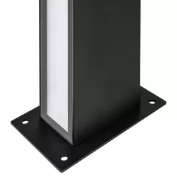 Lampa LED ogrodowa stojąca słupek 60cm zewnętrzna 4000K czarna-5904703027188