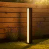 Lampa LED ogrodowa stojąca słupek 60cm zewnętrzna 4000K czarna-5904703027188