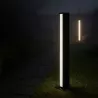Lampa LED ogrodowa stojąca słupek 60cm zewnętrzna 4000K czarna-5904703027188