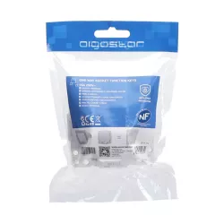 Gniazdo pojedyncze 230V/16A z bolcem srebrne podtynkowe bez ramki - 8433325209230