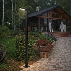 Lampa Ogrodowa stojąca słupek SŁUP LATARNIA 350cm zewnętrzna 4000K LED-5904703029816