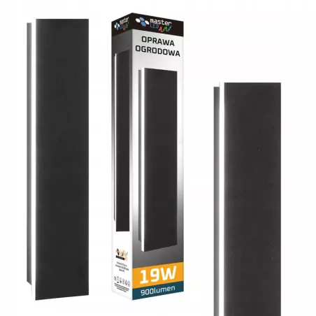 Lampa LED 60cm 19W kinkiet ogrodowy elewacyjna zewnętrzna-5904703008996