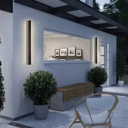 Lampa ścienna elewacyjna Kinkiet zewnętrzny ogrodowy oprawa LED 45W 150cm-5904703008958