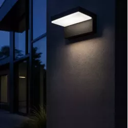 Kinkiet zewnętrzny LED 9W lampa ogrodowa zewnętrzna ścienna oprawa IP44-5904703019626