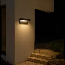 Kinkiet zewnętrzny LED 9W lampa ogrodowa zewnętrzna ścienna oprawa IP44-5904703019626