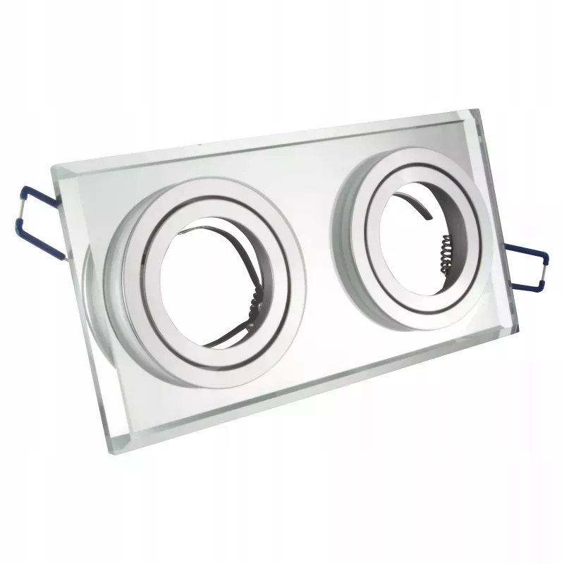 Oprawa Podtynkowa Halogenowa sufitowa szklana LED 2x GU10 ruchoma spot-5903002038154