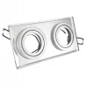 Oprawa Podtynkowa Halogenowa sufitowa szklana LED 2x GU10 ruchoma spot-5903002038154