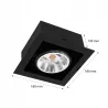 Oprawa GU10 Halogenowa AR111 LED RUCHOMA sufitowa-5908263388345