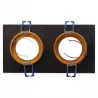 OPRAWA HALOGENOWA lampa LED SUFITOWA STAŁA GU10 MR16 czarna złota-5908263388321