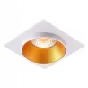 OPRAWA HALOGENOWA lampa LED SUFITOWA STAŁA GU10 MR16 biała złota-5908263388307
