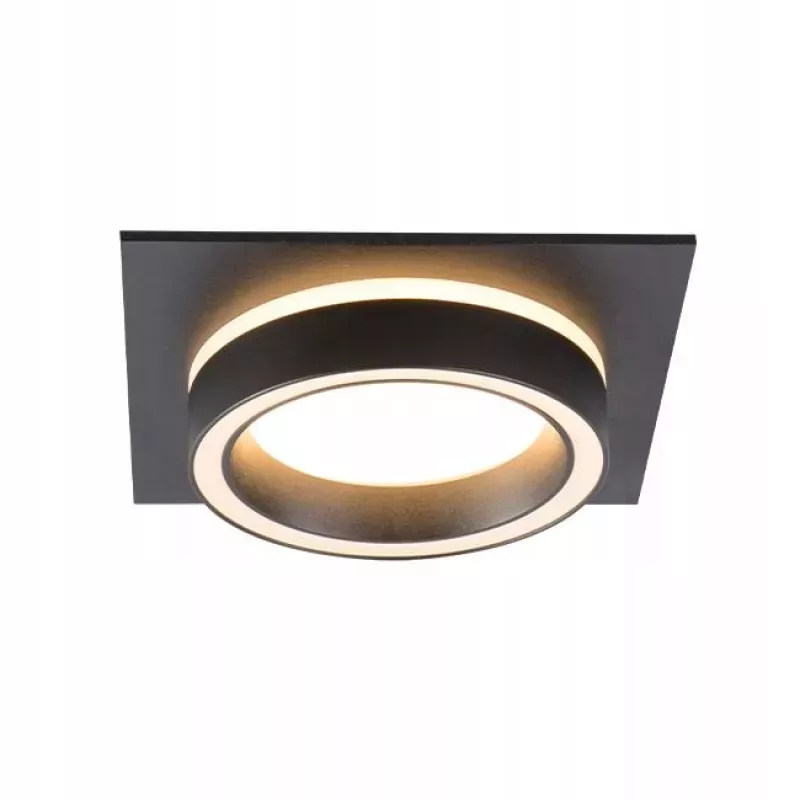 OPRAWA HALOGENOWA WPUSZCZANA SUFITOWA LAMPA DO LED OCZKO SPOT CZARNA GX53-5904703013662