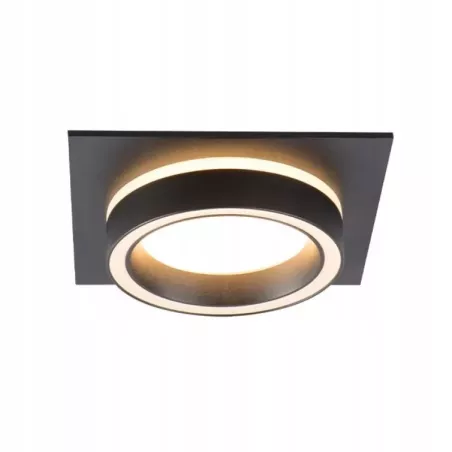 OPRAWA HALOGENOWA WPUSZCZANA SUFITOWA LAMPA DO LED OCZKO SPOT CZARNA GX53-5904703013662