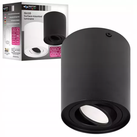 Oprawa halogenowa lampa sufitowa GU10 Tuba LED natynkowa-5903002038093