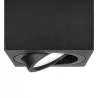Oprawa Halogenowa Sufitowa Lampa Natynkowa GU10 Tuba LED czarna kwadratowa-5908263384538