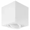 Oprawa Halogenowa Sufitowa Lampa Natynkowa GU10 Tuba LED biała kwadratowa-5908263384545