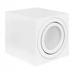 Oprawa Halogenowa Sufitowa Lampa Natynkowa GU10 Tuba LED biała kwadratowa-5908263384545