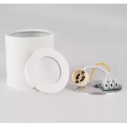Oprawa Halogenowa sufitowa Natynkowa Tuba LED GU10 spot BIAŁA-5908263386471