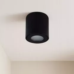 Oprawa Halogenowa lampa sufitowa Natynkowa Tuba LED GU10 spot CZARNA-5908263386488