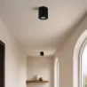Oprawa Halogenowa lampa sufitowa Natynkowa Tuba LED GU10 spot CZARNA-5908263386488