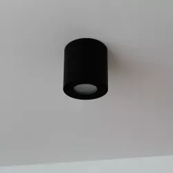Oprawa Halogenowa lampa sufitowa Natynkowa Tuba LED GU10 spot CZARNA-5908263386488