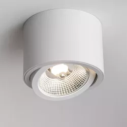 Oprawa Natynkowa lampa halogenowa GU10 AR111 LED RUCHOMA biała-5908263388376