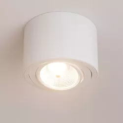 Oprawa Natynkowa lampa halogenowa GU10 AR111 LED RUCHOMA biała-5908263388376