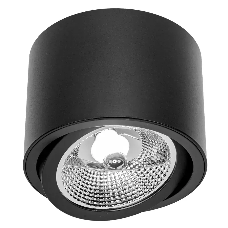 Oprawa Natynkowa lampa halogenowa GU10 AR111 LED RUCHOMA czarna-5908263388383