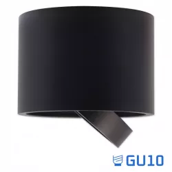 Oprawa Natynkowa lampa halogenowa GU10 AR111 LED RUCHOMA czarna-5908263388383