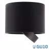 Oprawa Natynkowa lampa halogenowa GU10 AR111 LED RUCHOMA czarna-5908263388383